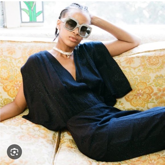 LPA Revolve Jumpsuit Wideleg Navy - Picture 2 of 3